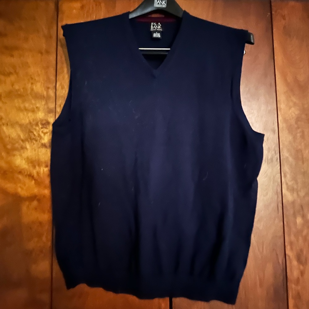 Jos. A. Banks Navy Blue Sweater Vest